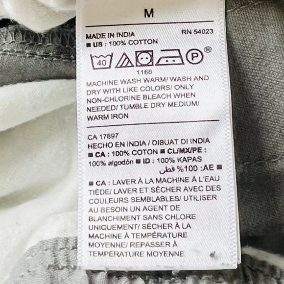 2 Pairs of Joggers Old Navy Gray and Red Camel Green Drawstring Mens Size Medium - Picture 6 of 9